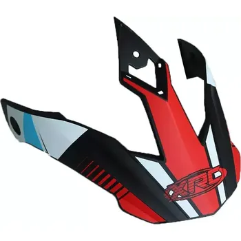 Helma na motorku Kšilt XRC 20PE606 peak matt black/red/blue