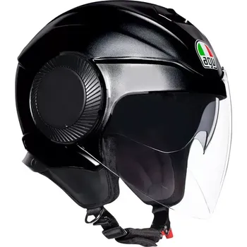 Helma na motorku Helma na moto AGV ORBYT E2205 SOLID MATT BLACK vel. S