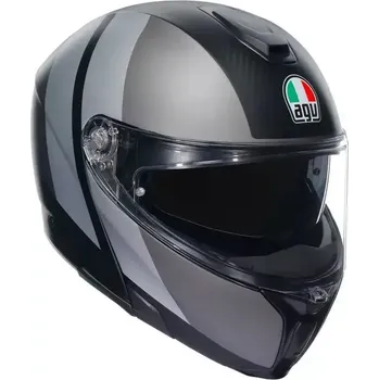 Helma na motorku Helma na moto AGV SPORTMODULAR MULTI MPLK OVERLAY MATT DOUBLE GREY vel. XS