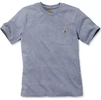 Oblečení a móda Tričko CARHARTT WORKWEAR POCKET S/S HEATHER GREY
