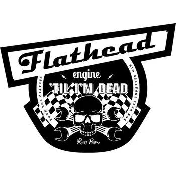 samolepka Rusty pistons RPSK15 Stickers