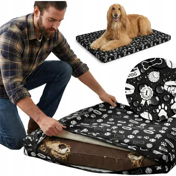 Pelíšek pro psa POTAH NA PELÍŠEK PRO PSA XL 100x70 CM VODĚODOLNÝ ČERNÝ