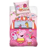 Carbotex Povlečení Prasátko Pepina Loutkové divadlo 140x200, 70x90 cm 235106582