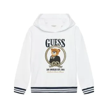 Dámská mikina Guess Mikina J6RQ05 KAD74 Bílá Regular Fit 7Y