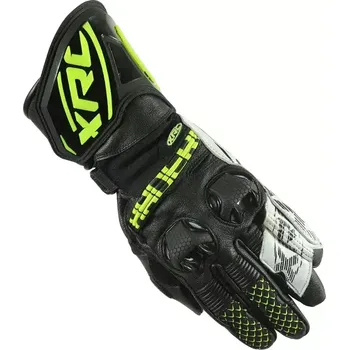 Moto rukavice Rukavice na moto XRC HADERG RACE BLK/WHT/FLUO