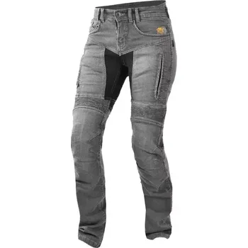 Sportovní oblečení Dámské kevlarové džíny na motorku Trilobite Parado grey (prodloužené) vel. 30