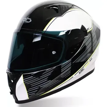 Helma na motorku XRC DROD white/black/fluo vel. 2XL