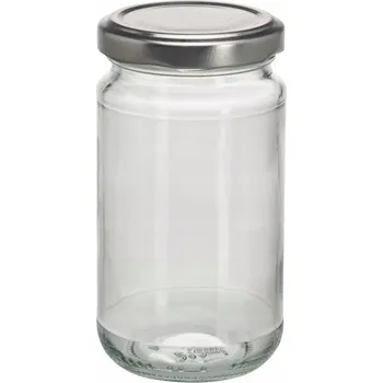 Sklenice Zavařovací sklenice se stříbrným víčkem 212 ml, TO53, 6 ks