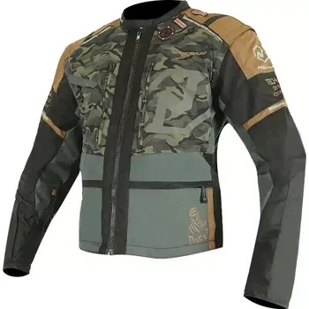 Moto bunda Bunda na moto Nazran Cavell Dakar camo/grey/brown Tech-air compatible vel. 3XL