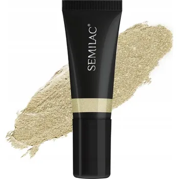 Přípravek na oči Jeden oční stín Semilac – krémový, třpytivý