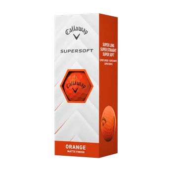 Golfový míček Callaway Supersoft 25 Golf Balls (3pcs), Matte Orange
