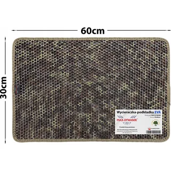 Gumová rohožka hotová 30 x 60 cm