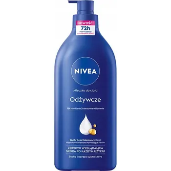 Tělové mléko NIVEA Výživné tělové mléko hydratační 72h hydratace s pumpičkou 625ml