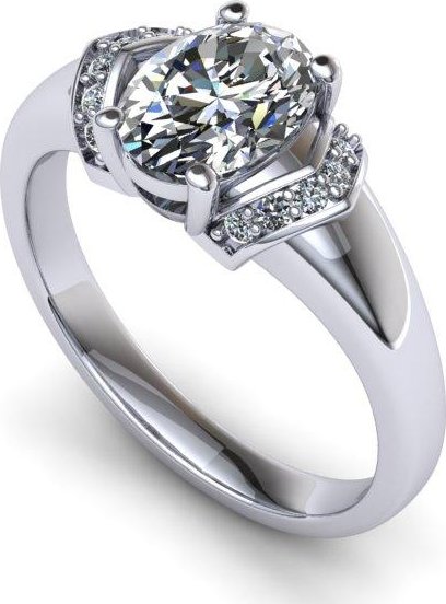 Prsten s brilianty PK21004 Materiál: Žluté zlato 14kt, Velikost: 58