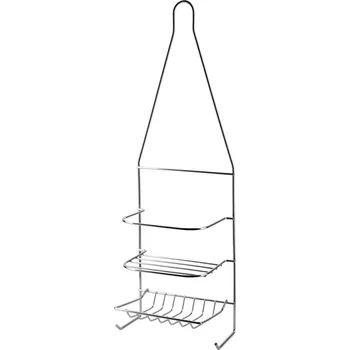 police Koupelnová polička CARL SILVER 15x46 cm stříbrná