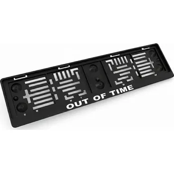 Držák SPZ Podložka pod SPZ s textem OUT OF TIME