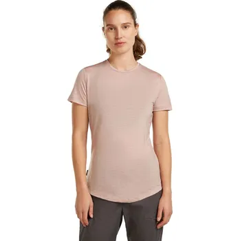 Dámské tričko Dámské merino triko s krátkým rukávem ICEBREAKER Wmns Mer 125 Cool-Lite Sphere III SS Tee, Pink Quartz velikost: M