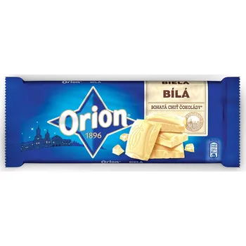 Cukrovinka Orion BÍLÁ čokoláda 85g (Kartonové balení : 20 ks)