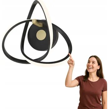 Nástěnné svítidlo Nástěnné svítidlo Zuma Line černé, integrovaný LED zdroj 14 W