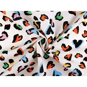 Bavlněná látka / plátno medvídek METRÁŽ - 1 krémová nejsvět.