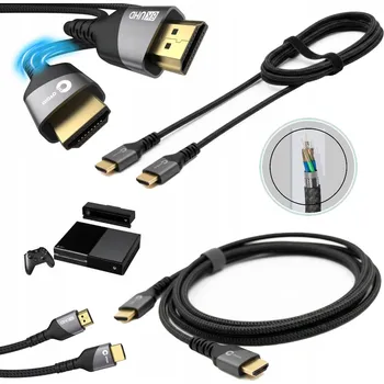 Video kabel Ultrarychlý a spolehlivý HDMI 120 MHz pro XBOX ONE 8K 2.1 Ultra HD 4K 100cm