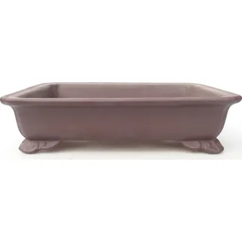 Květináč Miska 25 x 19,5 x 6 cm barva hnědá