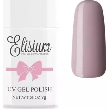 Lak na nehty Hybridní lak barevný lak Elisium světlá káva