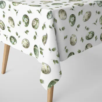 ubrus UBRUS VELIKONOČNÍ NA STŮL VAJÍČKA V KVĚTECH 120 cm x 220 cm