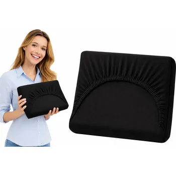 Prostěradlo Prostěradlo s gumou 120x200 Jersey Bavlna Polský produkt Premium Černá