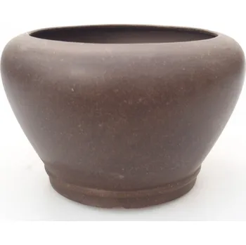 Květináč Miska 13 x 13 x 9 cm barva hnědá