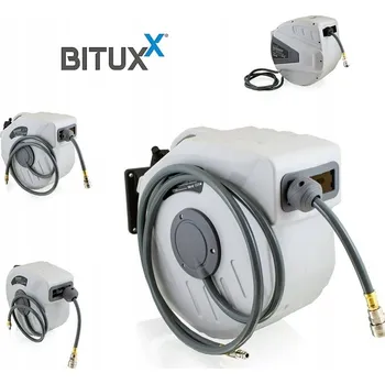 Příslušenství ke kompresoru PNEUMATICKÁ HADICE 15M 1/4" ke kompresoru BITUXX s automatickým navijákem