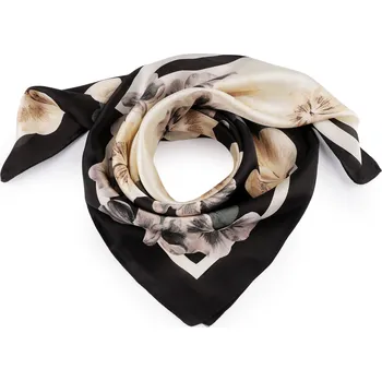 Deštník Saténový šátek 70x70 cm šedokrémová 1 ks