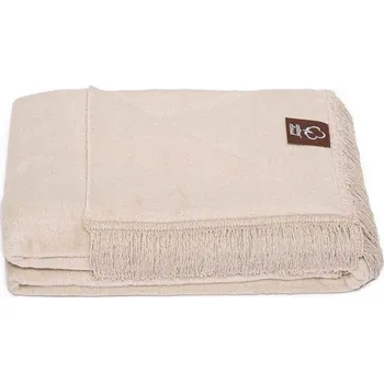 Prostěradlo Deka Unia - Cotton Cloud bavlna 150 cm x 200 cm béžová