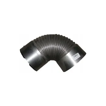 Kouřovod Kouřové koleno ke kamnům, průměr 130 mm, tloušťka 0,5 mm