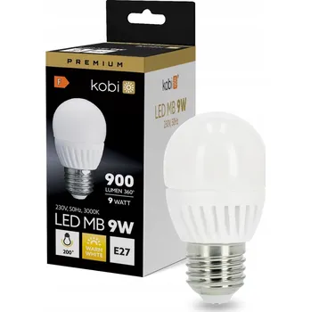 Žárovka LED žárovka Kobi E27 9W teplá bílá
