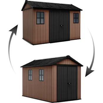 Zahradní domek Zahradní domek Keter Newton Plus wide 11x7,5 hnědý, s podlahou 261861