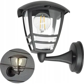 Venkovní osvětlení Venkovní nástěnné svítidlo Laitica černé E27 5 W