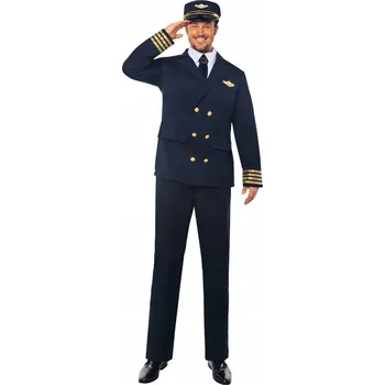 Karnevalový kostým Kostým pro dospělé Pilot, vel M
