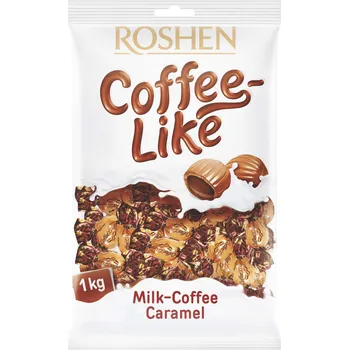 Bonbon Roshen Coffeelike Velký sáček 1kg (Kartonové balení : 7 ks)