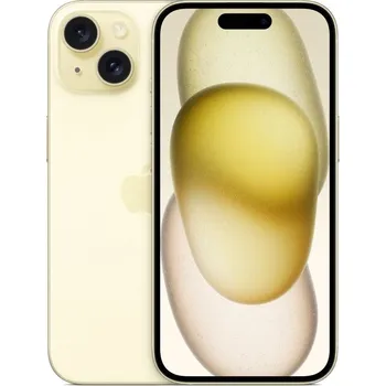 Mobilní telefon Apple iPhone 15 Yellow, Paměť: 128 GB