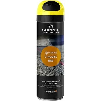 Barva ve spreji Soppec Geodetická Barva fluorescenční žlutá 500 ml