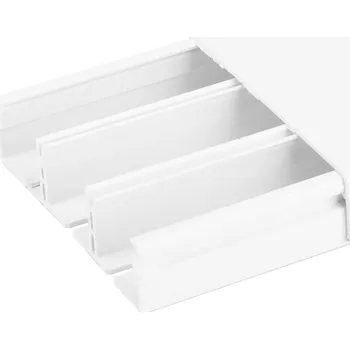 kabelová chránička KABELOVÉ KORYTO LIŠTA ELEKTROINSTALAČNÍ KANÁL DĚLENÉ KORYTKO 74x20 2M