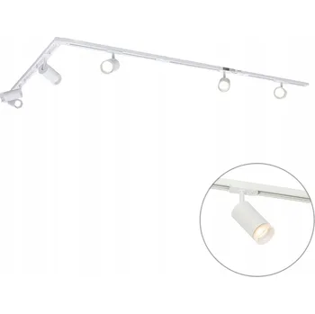 IP kamera Moderní systém lištového osvětlení s 5 bílými 1-fázovými reflektory