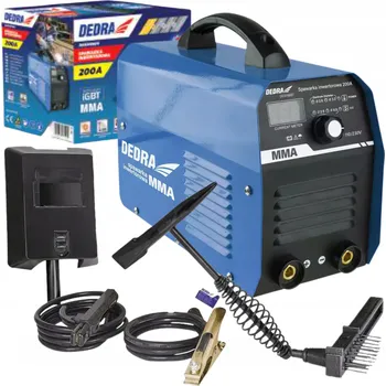 Svářečka Invertorová svářečka MMA TIG DEDRA 10-200A LCD