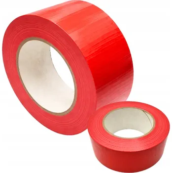 Červená zesílená duct tape (lepicí páska) 48mm/50m