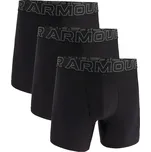 Boxerky Under Armour M Perf Tech 6in 3-Pack Black XXXL