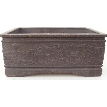 Květináč Miska 16 x 11,5 x 6,5 cm barva hnědá