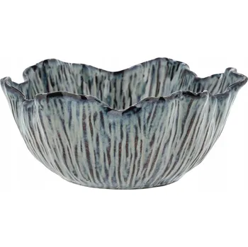 MISA MÍSA NA OVOCE SALÁT 23cm KERAMICKÁ MODRÁ SKANDINÁVSKÁ PODNOS