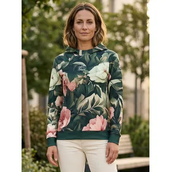 Dámská mikina Dámská funkční mikina premium ALTISPORT VOJ/ALW097MI01 RŮŽOVÉ KVĚTY XXXL