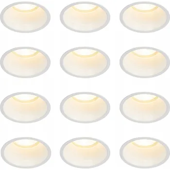 IP kamera Sada 12 bílých LED rámečků GU10 70 mm IP44 - Dept